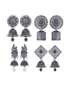 DIVASTRI Women Silver Earrings