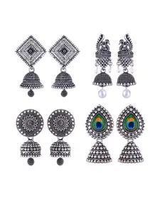 DIVASTRI Women Silver Earrings