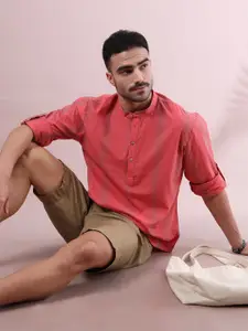 FILORI STUDIO Men Solid Festive Straight Kurta