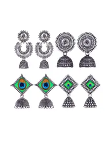 DIVASTRI Women Silver Earrings