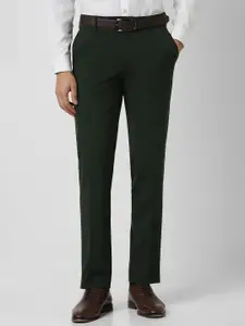 Van Heusen Men Mid Rise Slim Fit Formal Trousers