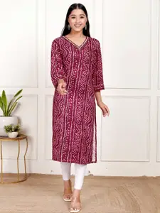 KALINI Women Maroon Kurtis