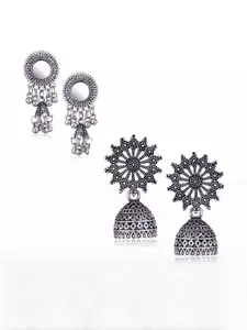 DIVASTRI Women Silver Earrings