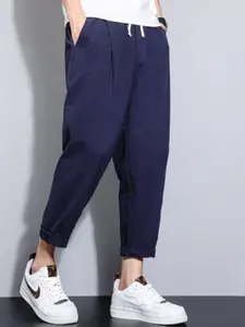 StyleCast x Revolte Men Regular Fit Mid-Rise Easy Wash Trouser
