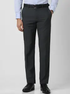 Van Heusen Men Mid Rise Slim Fit Formal Trousers
