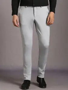 Louis Philippe Men Slim Fit Mid-Rise Formal Trouser