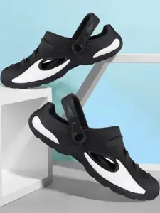 Pampy Angel Men Black Croslite Clogs