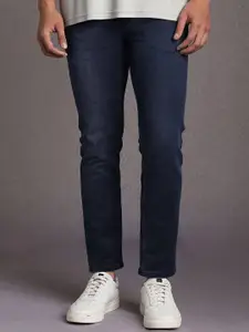 Louis Philippe Jeans Men Slim Fit Mid-Rise Light Fade Jeans