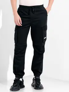 The Indian Garage Co Men Relaxed Fit Cargo Styles Joggers Trousers