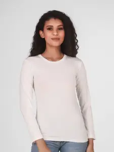 69 FASHION STREET Women Round Neck Cotton Top