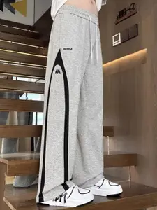 StyleCast x Revolte Men Striped Relaxed Fit Track Pants