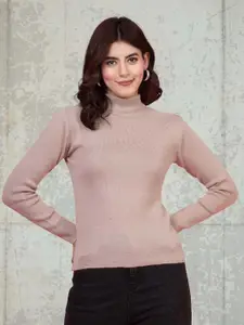 all about you Women Ribbed Woollen Pullover Sweater