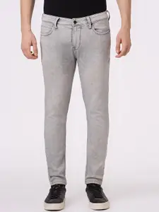 Pepe Jeans Men Oliver Skinny Fit Mid-Rise Heavy Fade Jeans