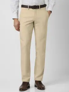 Van Heusen Men Mid-Rise Slim Fit Formal Trousers