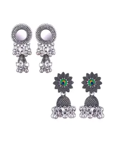DIVASTRI Women Silver Earrings