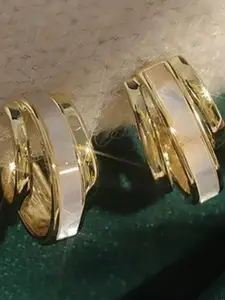 VAGHBHATT Gold-Tone Hoop Earrings