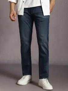 Louis Philippe Jeans Men Slim Fit Mid-Rise Light Fade Jeans