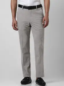 Van Heusen Men Slim Fit Mid-Rise  Flat Front Formal Trouser