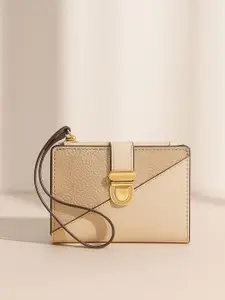 Accessorize London Women Wrist Strap Push Lock Wallet