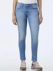 Pepe Jeans Women Skinny Fit Low Rise Stretchable Jeans
