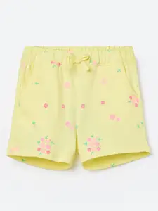 Juniors by Lifestyle Girls Floral Printed Shorts