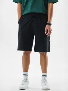 Snitch Men Mid-Rise Regular Fit Shorts