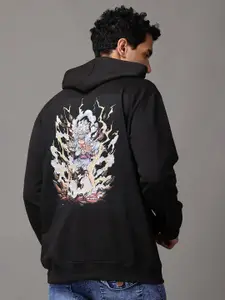 ZEN1 FASHION Men Printed Hooded Sweatshirt