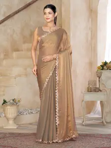 kasee Sequinned Embellished Lace Border Saree