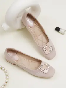 Sherrif Shoes Women Embellished PU Block Pumps