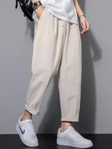 StyleCast x Revolte Men Easy Wash Mid-Rise Regular Trousers