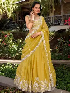 Kedar Fab Women Embroidered Lehenga Choli