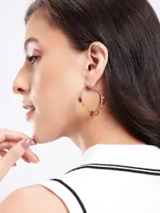 MANGO Contemporary Hoop Earrings
