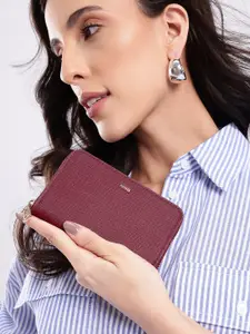 MANGO Women Zip Around Wallet