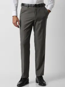 Van Heusen Men Regular Fit Mid-Rise Formal Trousers