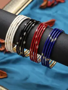 leshya Set Of 4 Meenakari Bangle