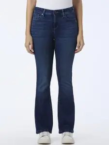 Pepe Jeans Women Slim Fit Mid-Rise Light Fade Jeans