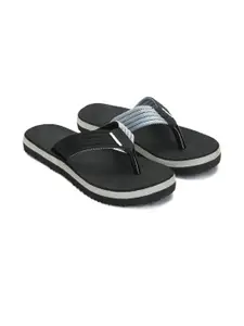 STEPHORN Women Black Flip Flops
