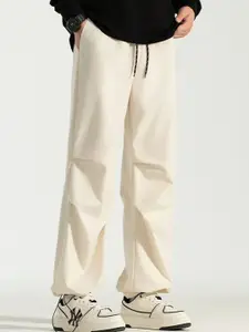 StyleCast x Revolte Men Regular Fit Mid-Rise Trousers