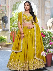 Kedar Fab Women Embroidered Lehenga Choli