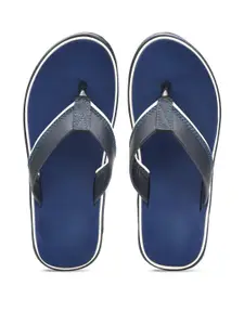STEPHORN Women Blue Flip Flops