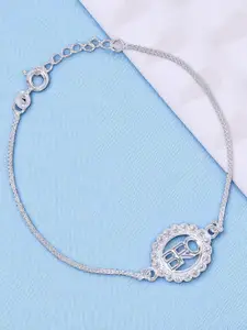 Taraash 925 Sterling Silver Bro Wraparound Bracelet Rakhi