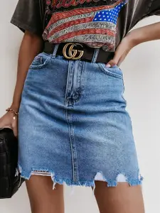 StyleCast Straight mini Skirt