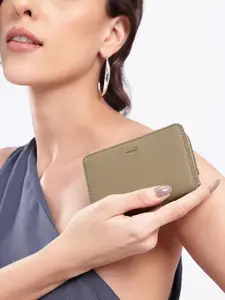 MANGO Women Textured Two Fold Wallet