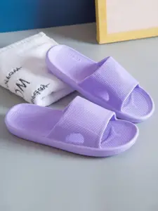 glitchez Women Self Design Sliders Flip Flops