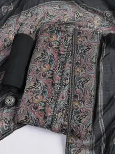 Meena Bazaar Floral Printed Unstitched Dress Material