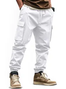 StyleCast x Revolte Men Mid-Rise Cargos Trousers