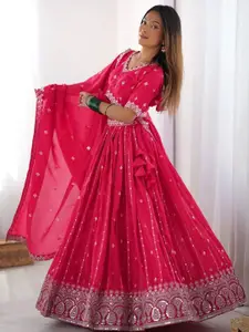 Kedar Fab Pink Premvati Lehenga KF