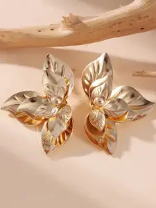 VAGHBHATT Gold-Plated Alloy Studs Earrings