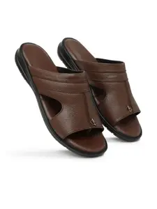 ZIRSQ Men Leather Sandals