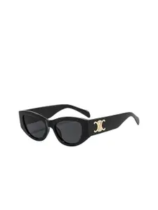 LULU & SKY Women Cateye Sunglasses with Regular Lens STY-3948-BLACK